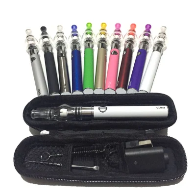 Evod 510 배터리 M6 Galss 글로브 탱크 Vape 펜 E Cig 건조 허브 기화기